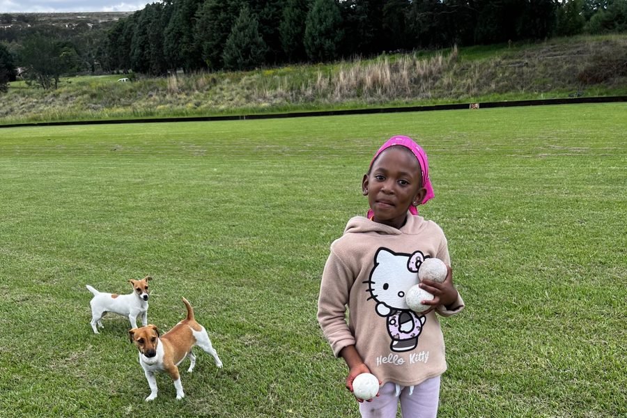 Young scholar on the polo field
